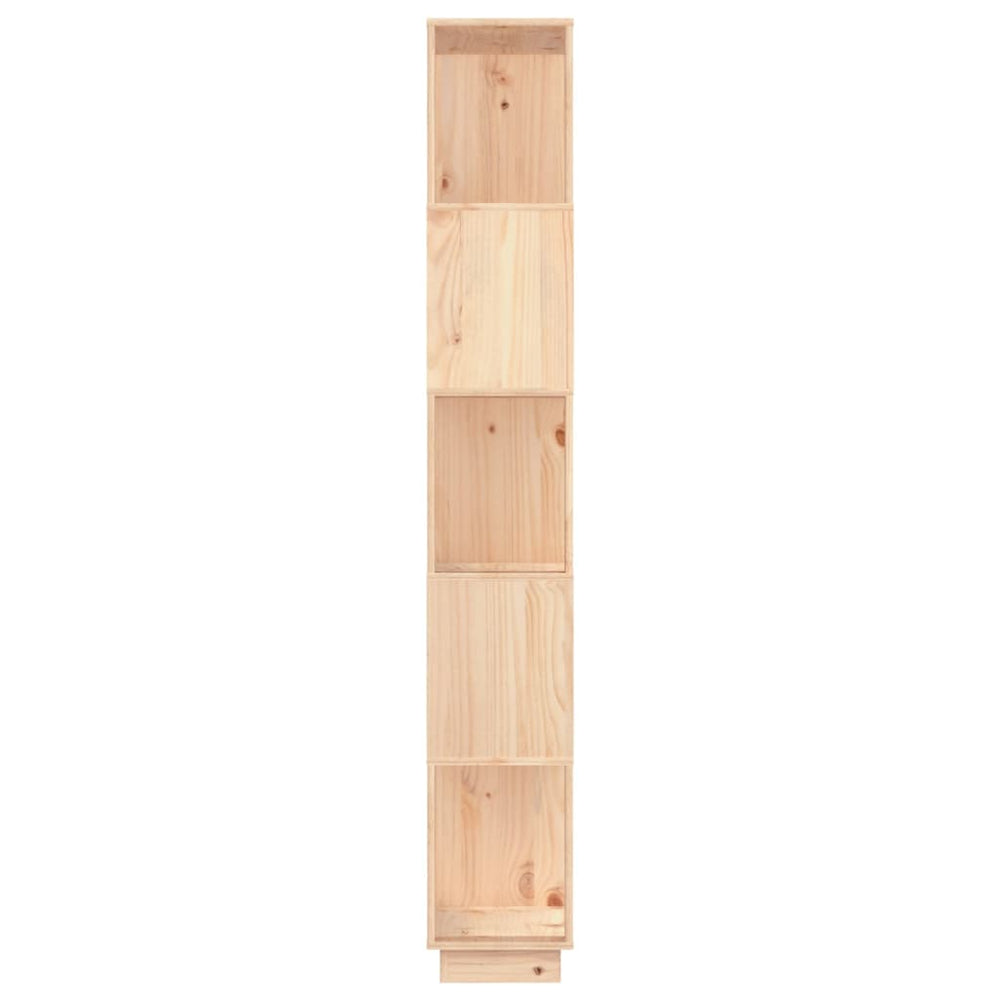 Boekenkast/kamerscherm 80x25x163,5 cm massief grenenhout MeubelReus