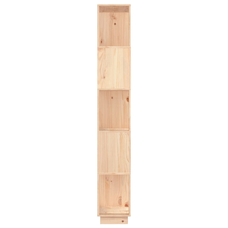 Boekenkast/kamerscherm 80x25x163,5 cm massief grenenhout MeubelReus