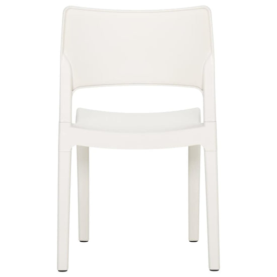 Tuinstoelen 2 st polypropeen wit MeubelReus