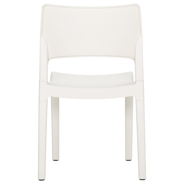 Tuinstoelen 2 st polypropeen wit MeubelReus