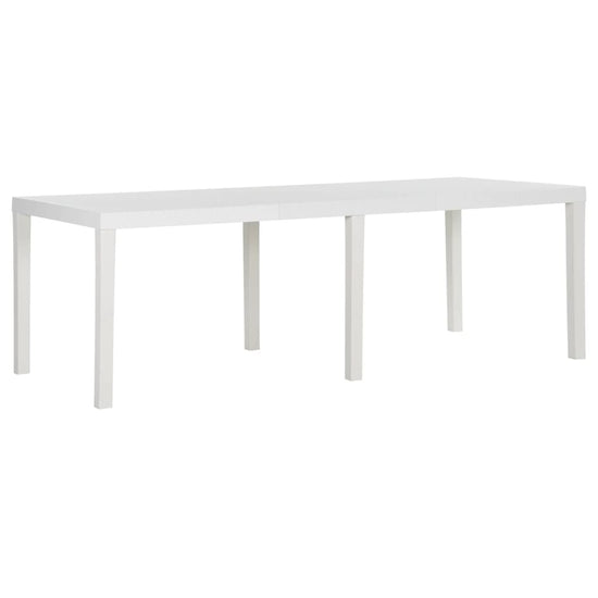 Tuintafel 220x90x72 cm polypropeen wit MeubelReus