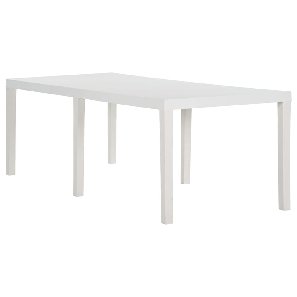 Tuintafel 220x90x72 cm polypropeen wit MeubelReus