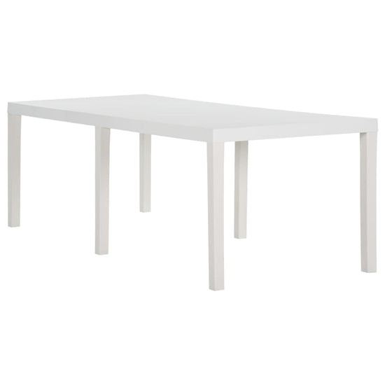 Tuintafel 220x90x72 cm polypropeen wit MeubelReus
