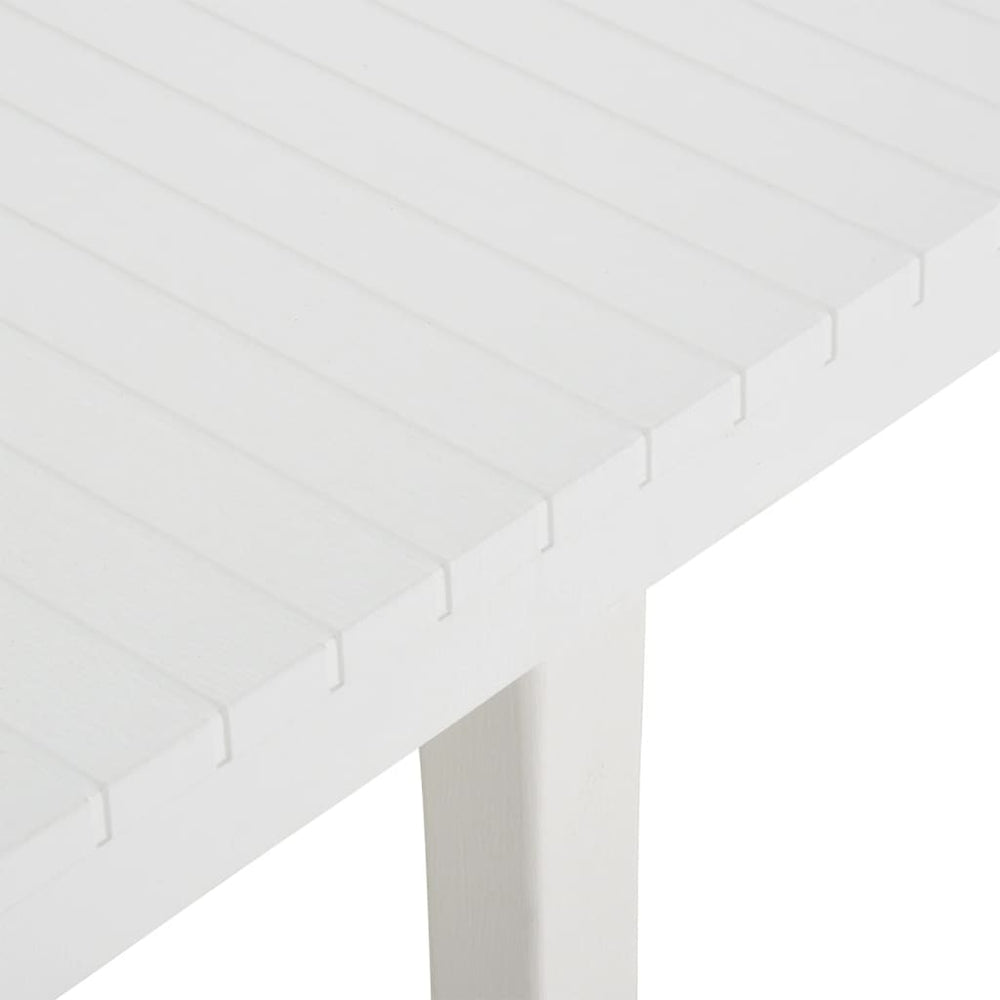 Tuintafel 220x90x72 cm polypropeen wit MeubelReus