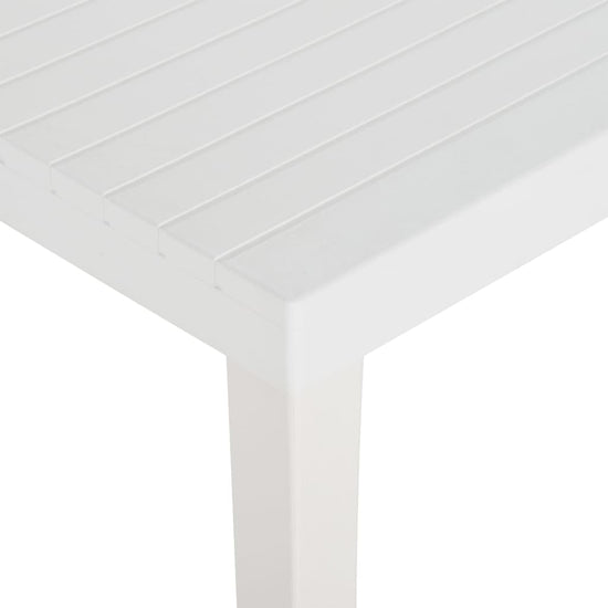 Tuintafel 220x90x72 cm polypropeen wit MeubelReus