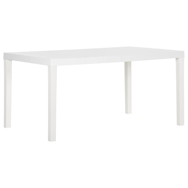 Tuintafel 150x90x72 cm polypropeen wit MeubelReus