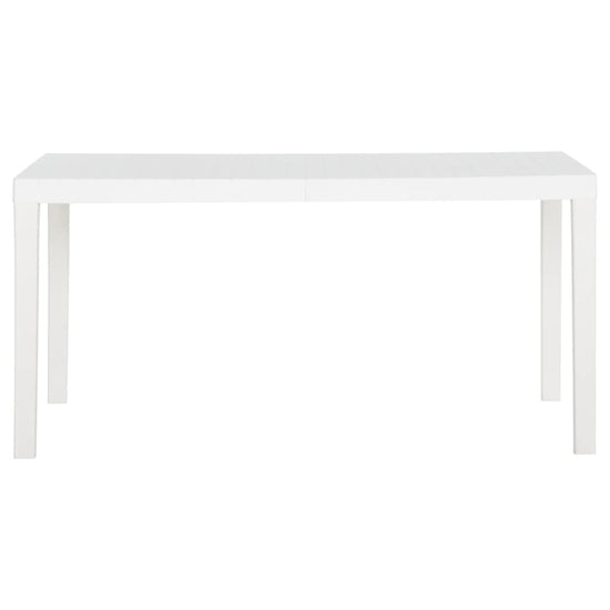 Tuintafel 150x90x72 cm polypropeen wit MeubelReus