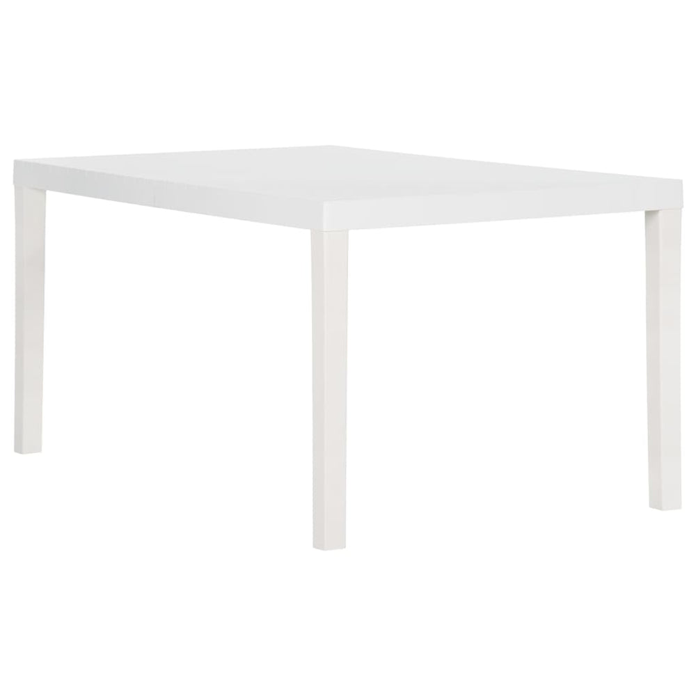 Tuintafel 150x90x72 cm polypropeen wit MeubelReus
