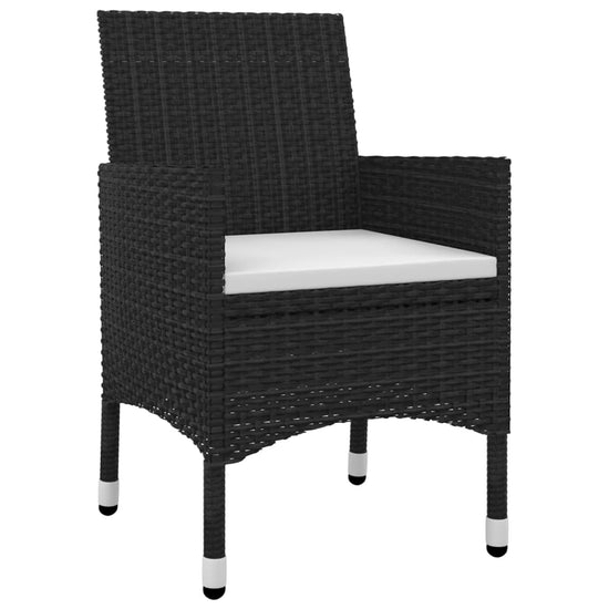 7-delige Tuinset met kussens poly rattan en glas MeubelReus