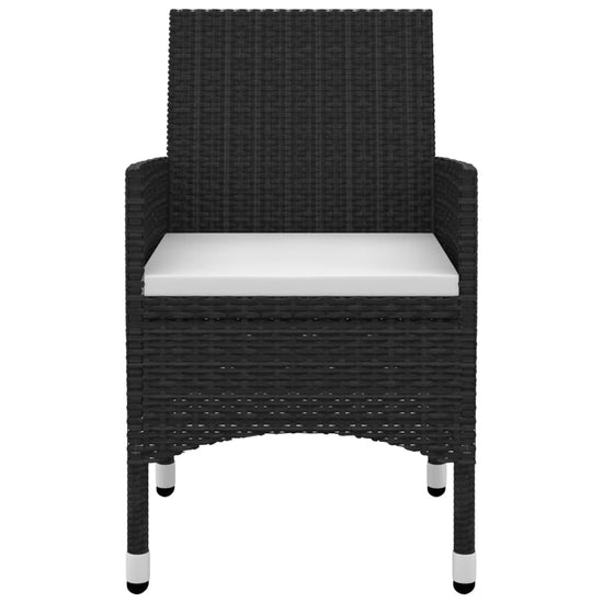 7-delige Tuinset met kussens poly rattan en glas MeubelReus