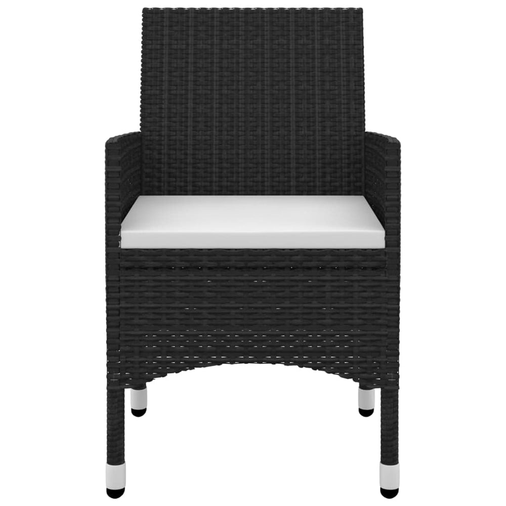 9-delige Tuinset met kussens poly rattan en glas MeubelReus