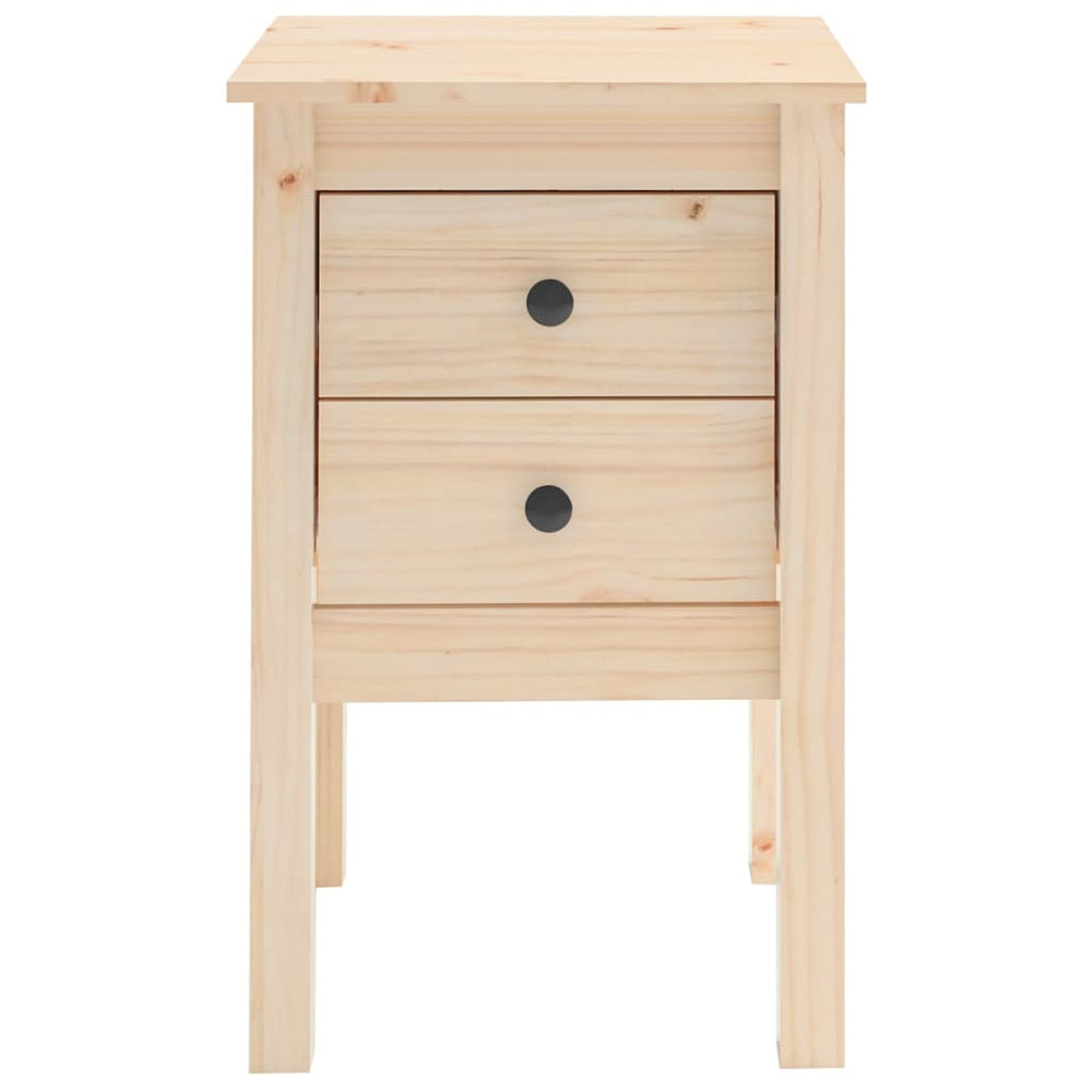 Nachtkastjes 2 st 40x35x61,5 cm massief grenenhout MeubelReus