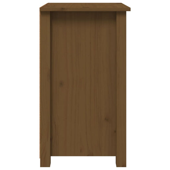 Nachtkastje 40x35x61,5 cm massief grenenhout honingbruin MeubelReus