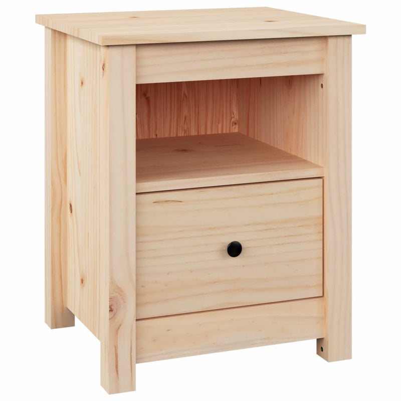 Nachtkastje 40x35x49 cm massief grenenhout MeubelReus