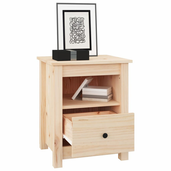 Nachtkastjes 2 st 40x35x49 cm massief grenenhout MeubelReus