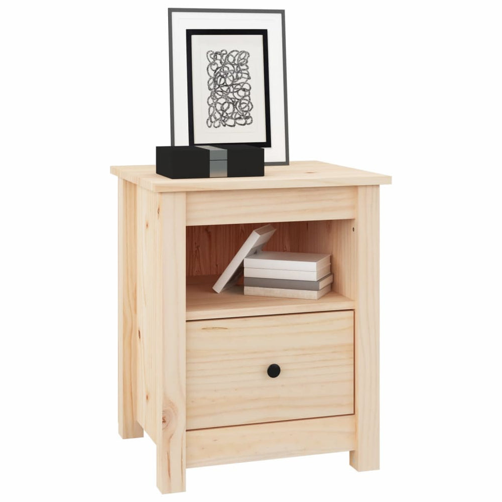 Nachtkastjes 2 st 40x35x49 cm massief grenenhout MeubelReus