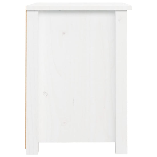 Nachtkastjes 2 st 40x35x49 cm massief grenenhout wit MeubelReus