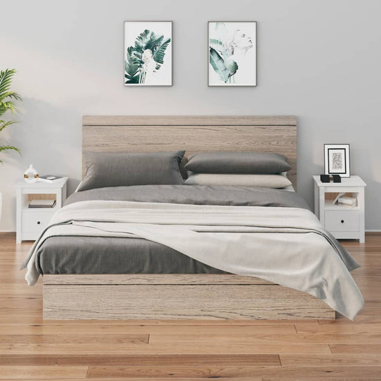 Nachtkastjes 2 st 40x35x49 cm massief grenenhout wit MeubelReus