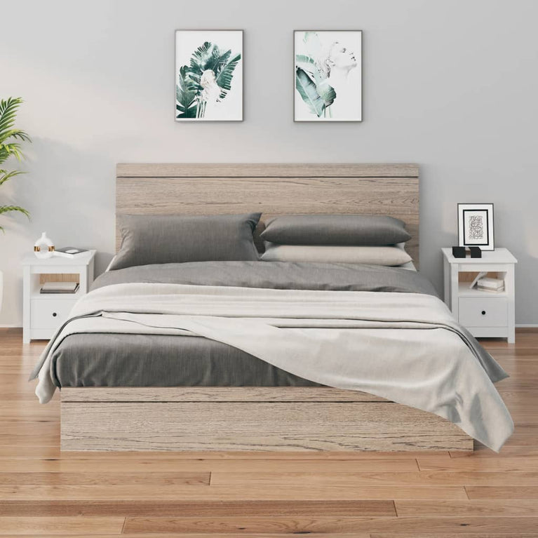 Nachtkastjes 2 st 40x35x49 cm massief grenenhout wit MeubelReus