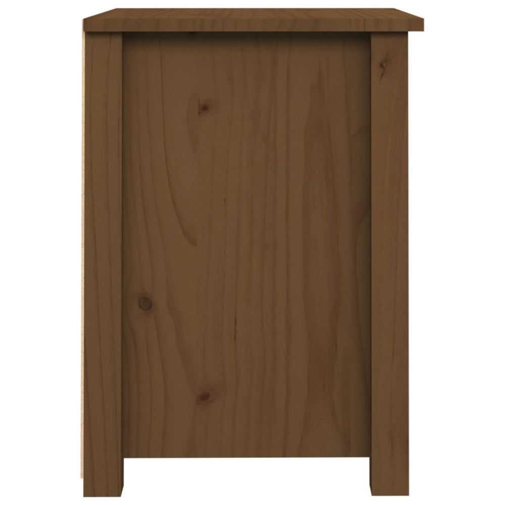 Nachtkastjes 2 st 40x35x49 cm massief grenenhout honingbruin MeubelReus