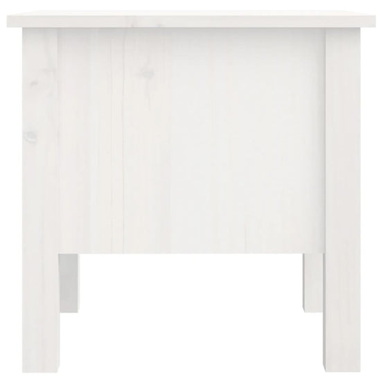 Bijzettafels 2 st 40x40x39 cm massief grenenhout wit MeubelReus