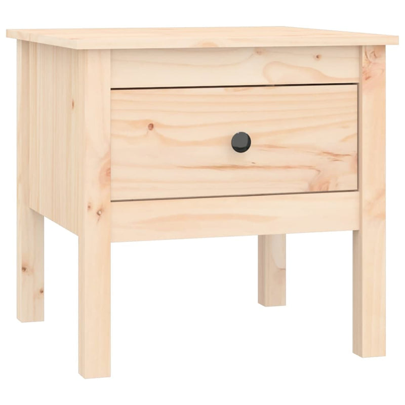Bijzettafel 50x50x49 cm massief grenenhout MeubelReus