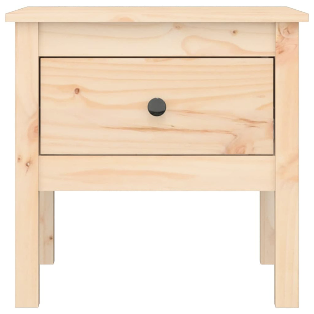 Bijzettafel 50x50x49 cm massief grenenhout MeubelReus
