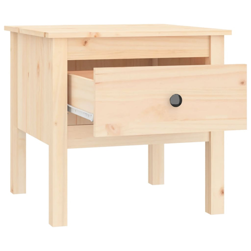 Bijzettafel 50x50x49 cm massief grenenhout MeubelReus