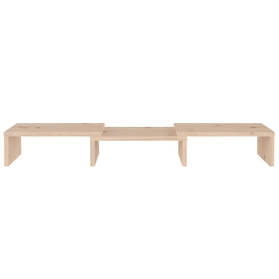 Monitorstandaard 60x24x10,5 cm massief grenenhout MeubelReus