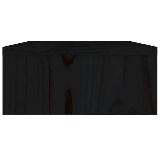 Monitorstandaard 60x24x10,5 cm massief grenenhout zwart MeubelReus