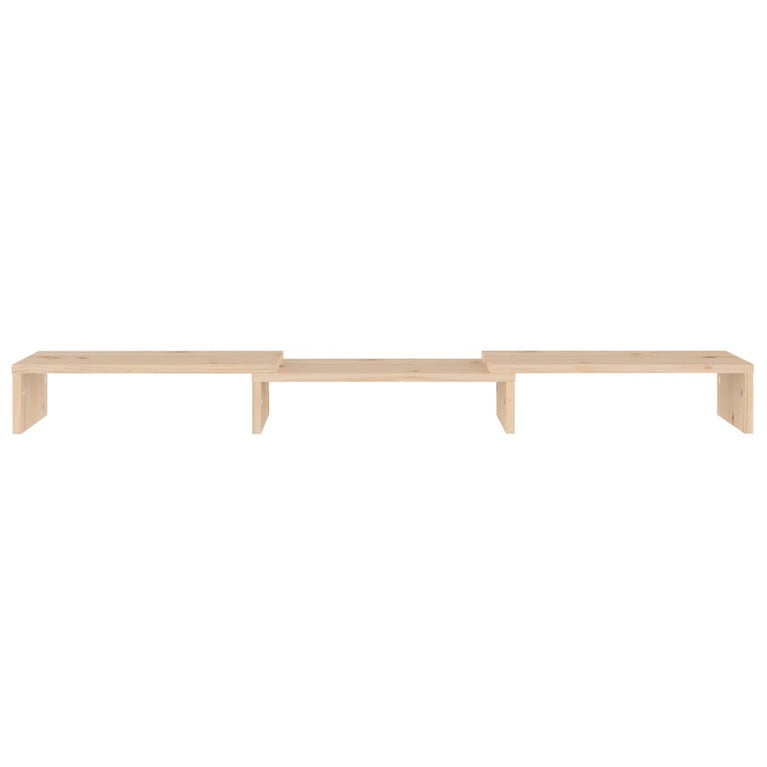 Monitorstandaard 80x24x10,5 cm massief grenenhout MeubelReus