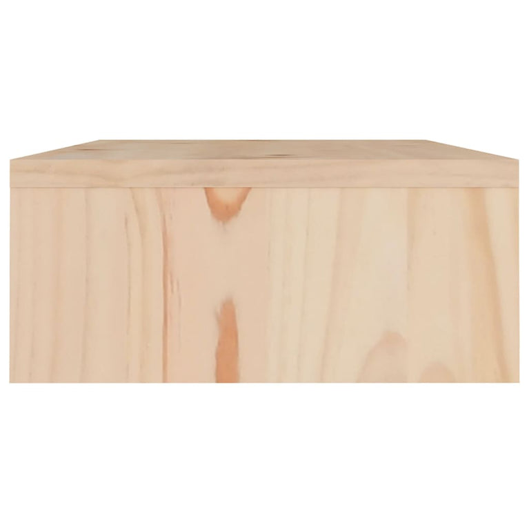 Monitorstandaard 80x24x10,5 cm massief grenenhout MeubelReus
