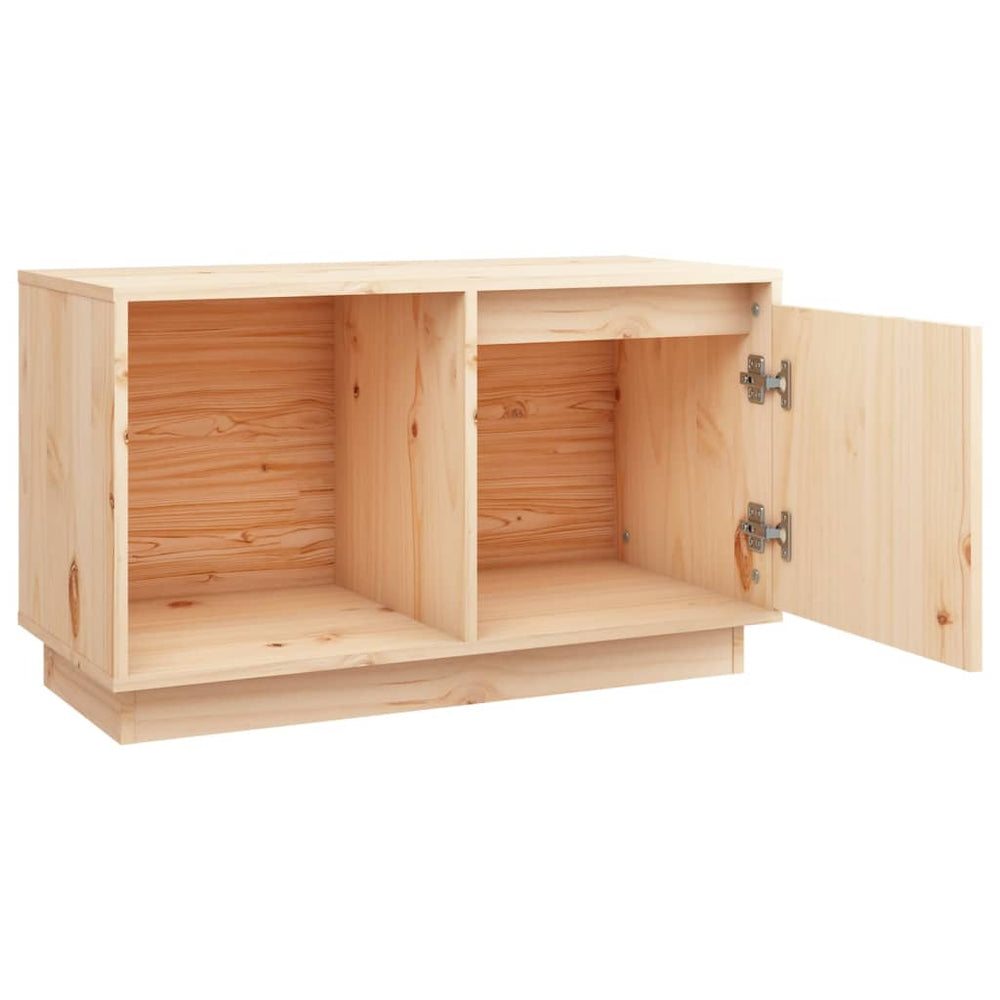Tv-meubel 74x35x44 cm massief grenenhout MeubelReus