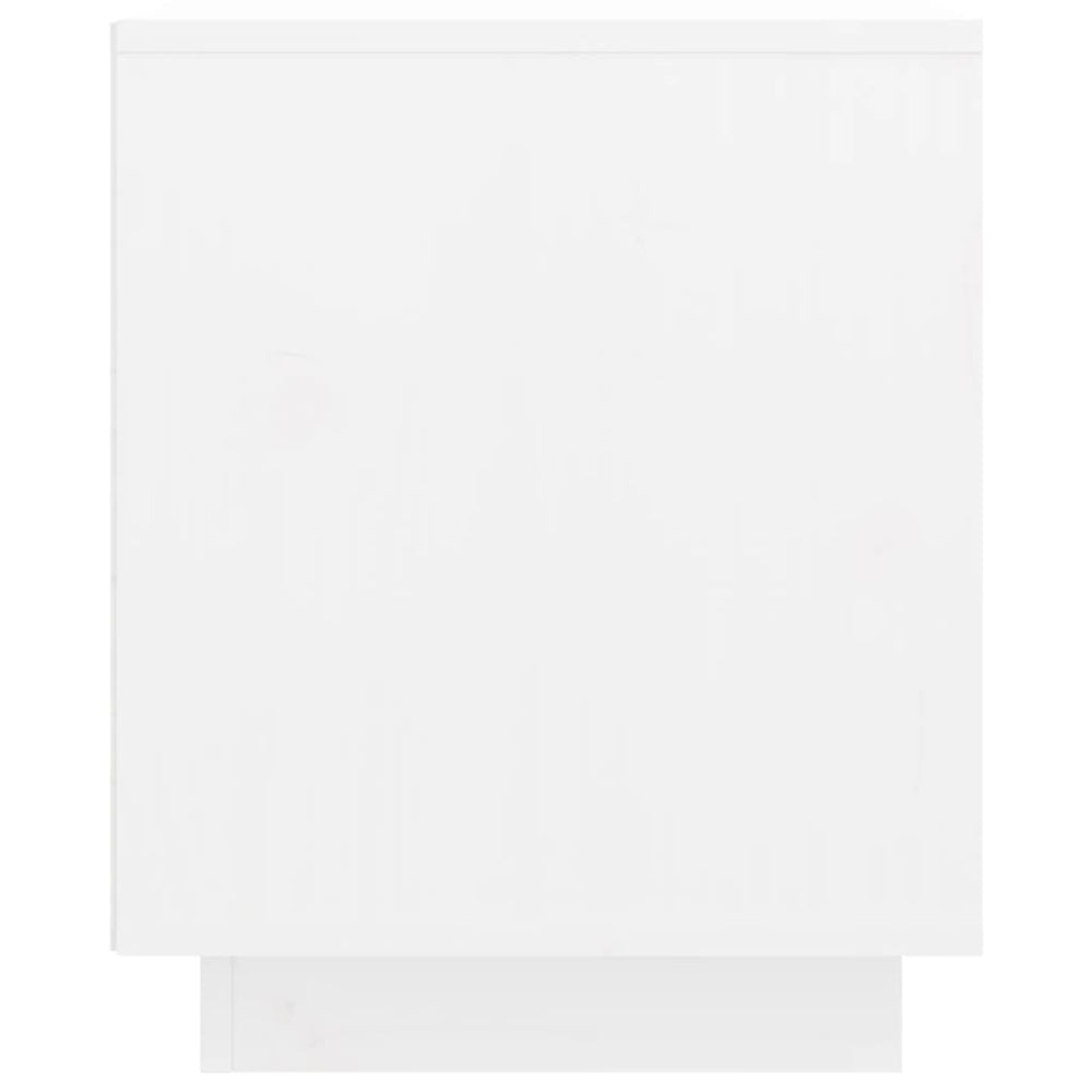 Tv-meubel 74x35x44 cm massief grenenhout wit MeubelReus
