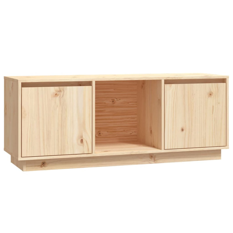 Tv-meubel 110,5x35x44 cm massief grenenhout MeubelReus