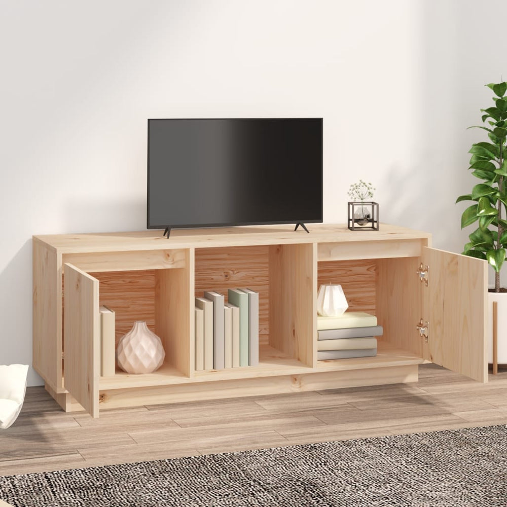 Tv-meubel 110,5x35x44 cm massief grenenhout MeubelReus