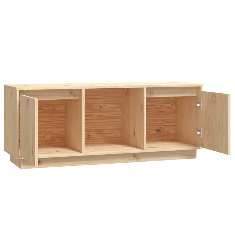 Tv-meubel 110,5x35x44 cm massief grenenhout MeubelReus
