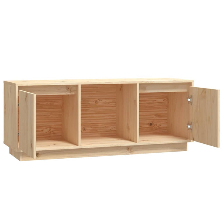 Tv-meubel 110,5x35x44 cm massief grenenhout MeubelReus