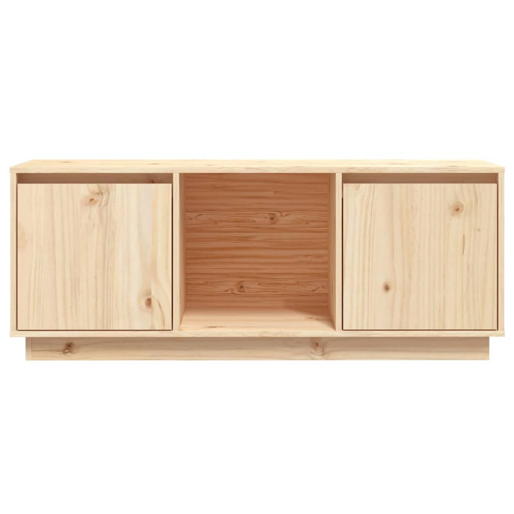 Tv-meubel 110,5x35x44 cm massief grenenhout MeubelReus