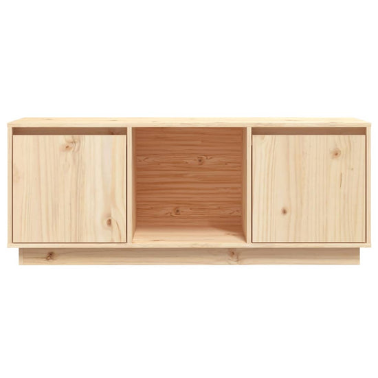Tv-meubel 110,5x35x44 cm massief grenenhout MeubelReus