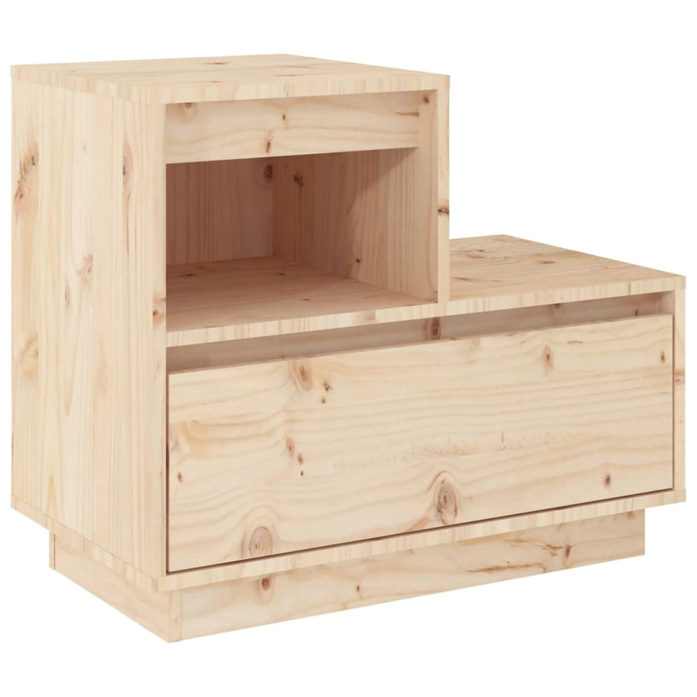 Nachtkastjes 2 st 60x34x51 cm massief grenenhout MeubelReus
