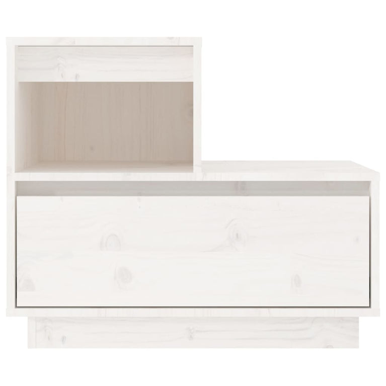 Nachtkastjes 2 st 60x34x51 cm massief grenenhout wit MeubelReus