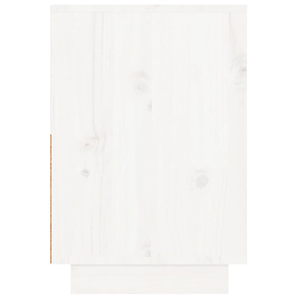 Nachtkastjes 2 st 60x34x51 cm massief grenenhout wit MeubelReus