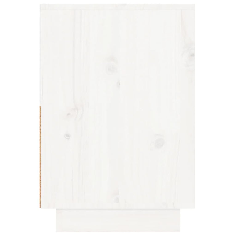 Nachtkastjes 2 st 60x34x51 cm massief grenenhout wit MeubelReus