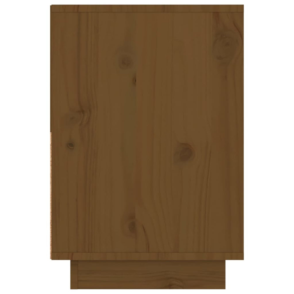 Nachtkastjes 2 st 60x34x51 cm massief grenenhout honingbruin MeubelReus