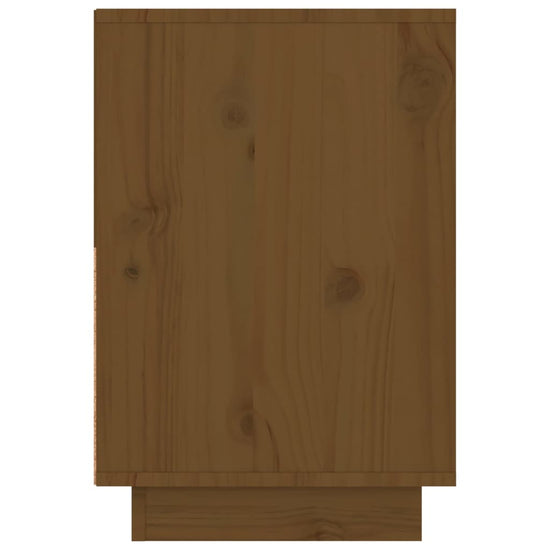 Nachtkastjes 2 st 60x34x51 cm massief grenenhout honingbruin MeubelReus