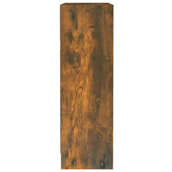 Boekenkast 60x24x74,5 cm bewerkt hout gerookt eikenkleurig MeubelReus