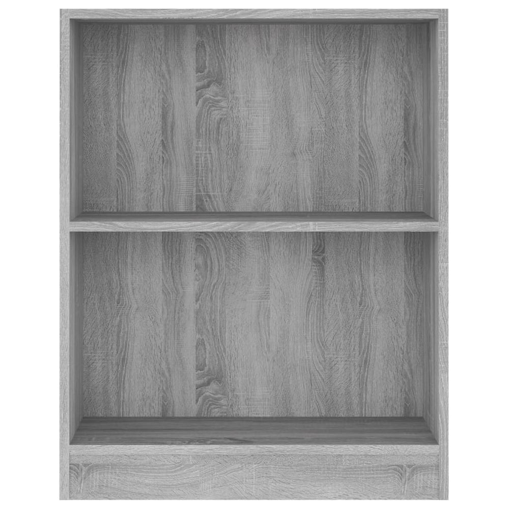 Boekenkast 60x24x74,5 cm bewerkt hout grijs sonoma eikenkleurig MeubelReus