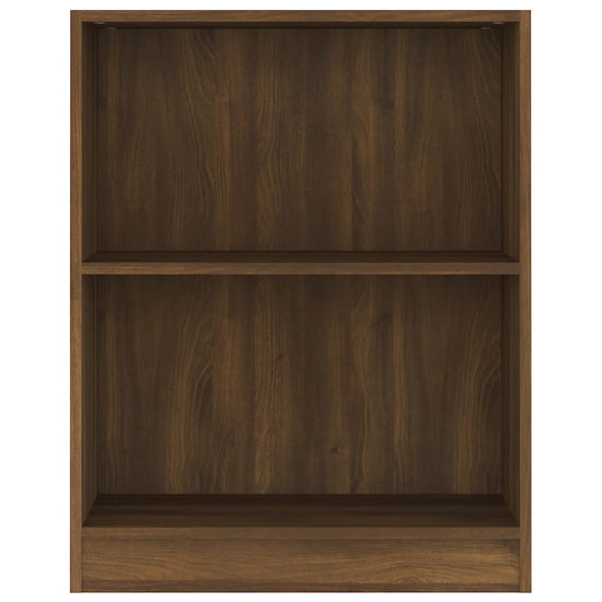 Boekenkast 60x24x74,5 cm bewerkt hout bruin eikenkleur MeubelReus
