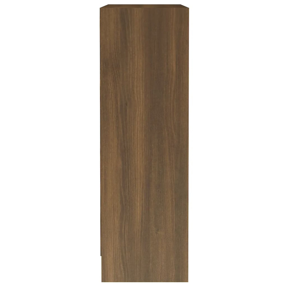 Boekenkast 60x24x74,5 cm bewerkt hout bruin eikenkleur MeubelReus